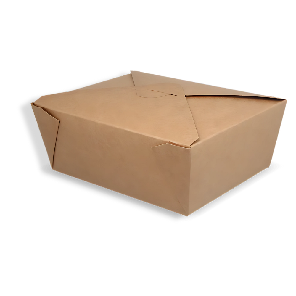 Papp-Menübox, 1500 ml, Kraftbraun