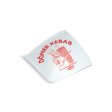 Snacktüte "Döner", 160x160mm, Weiß, BIO
