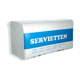 Servietten, 1/4 Falz, 330x330mm, BIO, Papier, Weiß