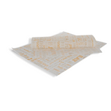 Einschlagpapier, 310x380mm, FSC®Mix BIO, Orange/Bedruckt