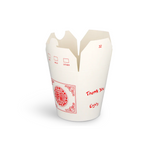 Papp-Nudelbox L, 1000ml, Ø100mm, weiß mit Motiv