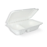 Menübox, 2-geteilt S, Zuckerrohr BIO
