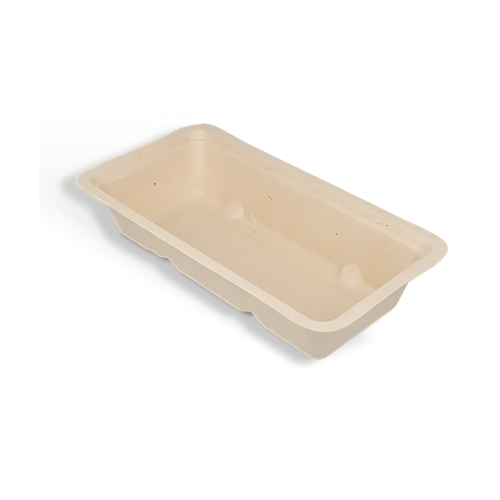 Snackschale, A5, 140x70x30mm, BIO, Zuckerrohr, Natur