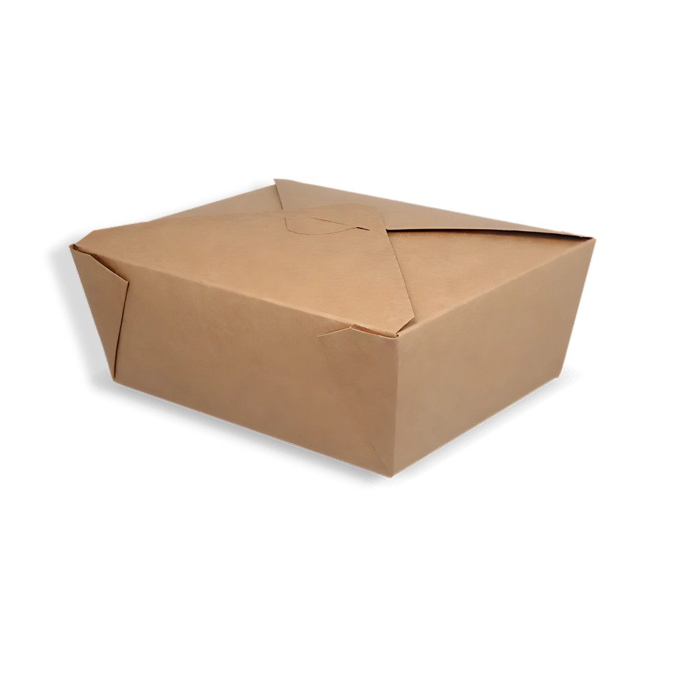 Papp-Menübox, 1300 ml, Kraftbraun