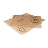 Einschlagpapier "Bamboo", 330x380mm, FSC®, Kraft-Braun/Bedruckt