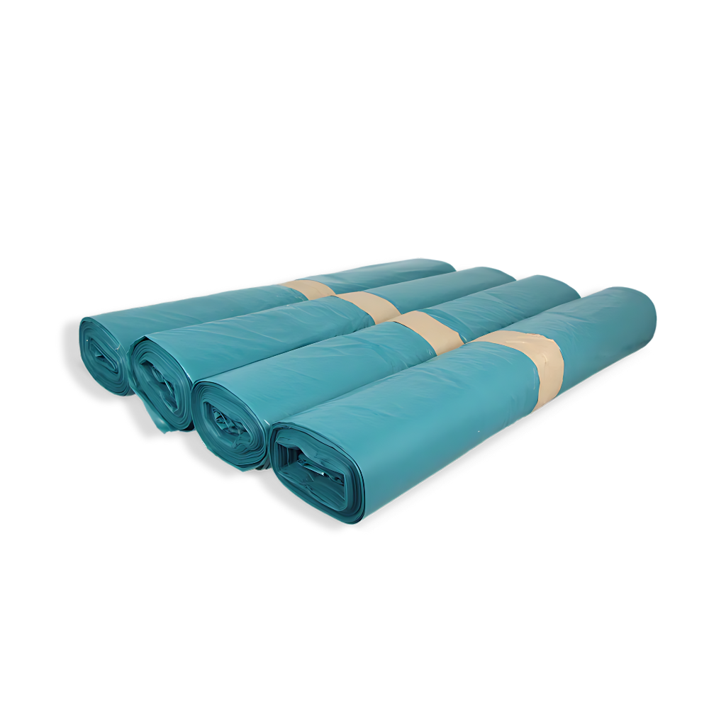 Müllsäcke 120 Liter, recycelt, blau