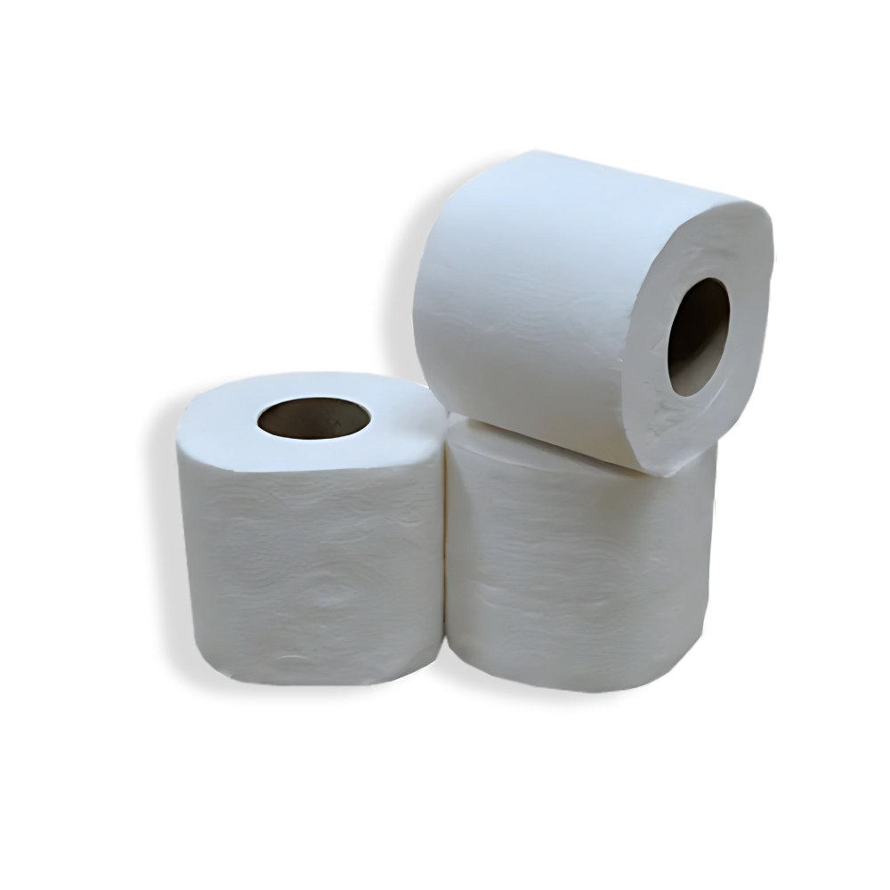 Toilettenpapier, 200 Blätter, 2-lagig, 100% Zellulose