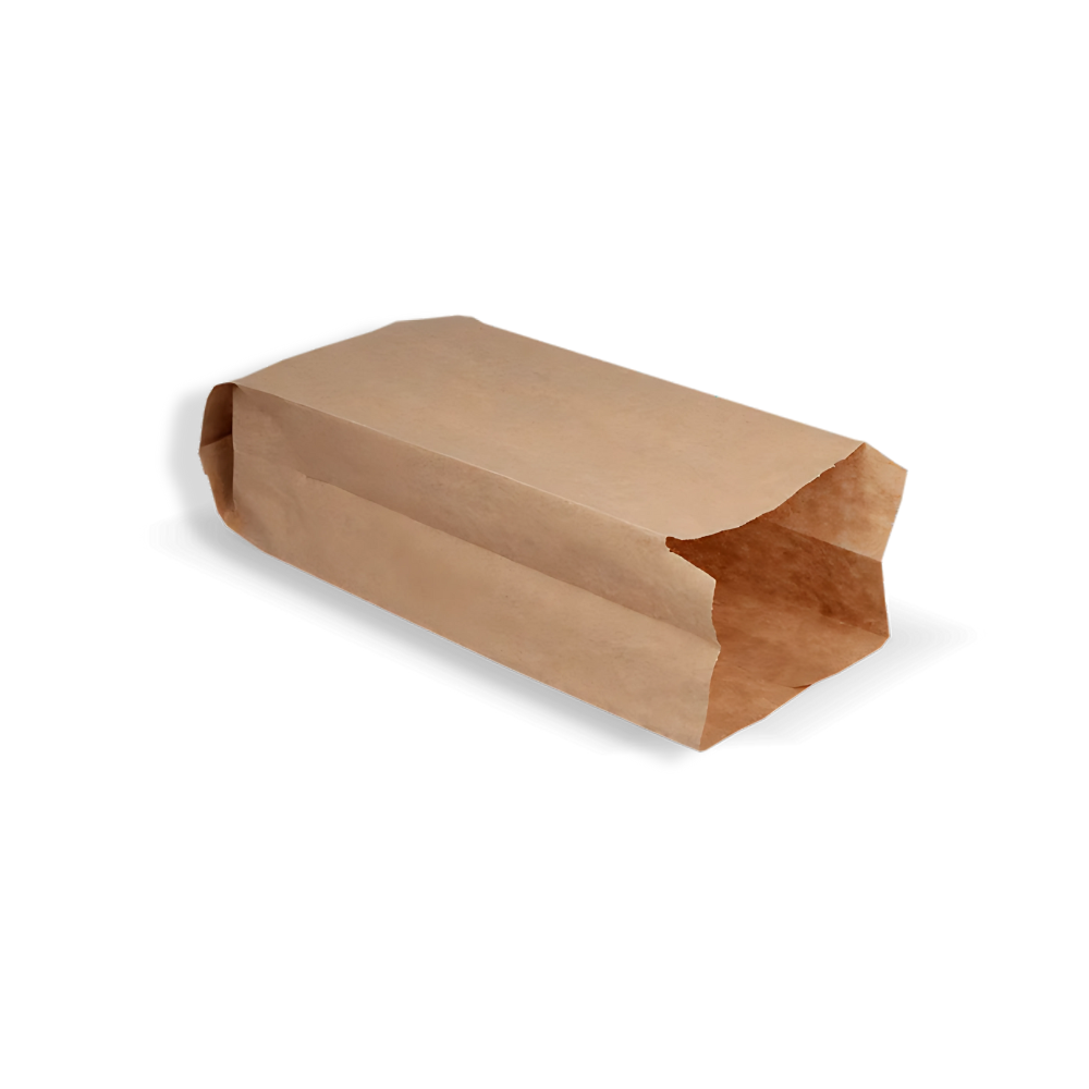 Snackbeutel S, 95x240mm, Kraftbraun