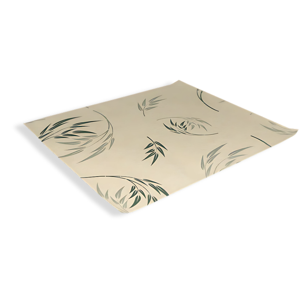 Einschlagpapier "Bamboo", 330x300mm, FSC®Mix, Kraft-Braun/Bedruckt