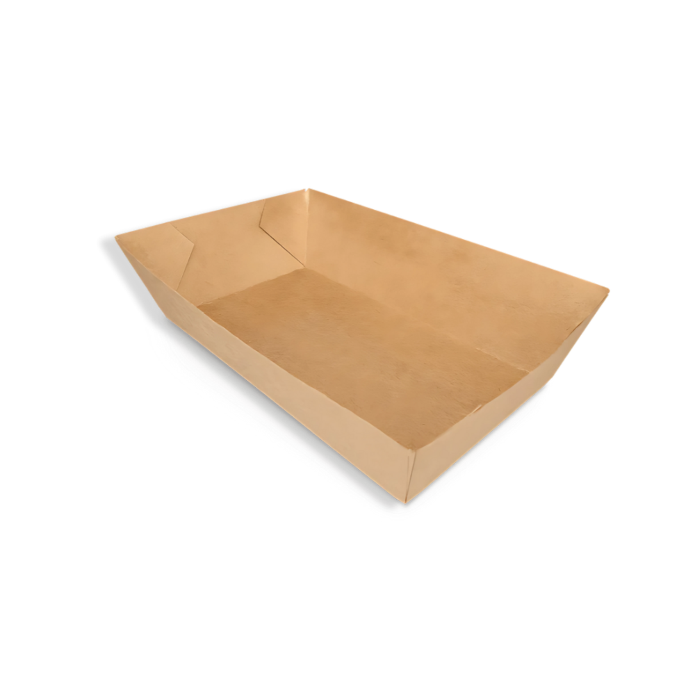 Papp-Snackschale, A14, 150x85x43mm, Kraftbraun