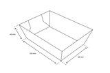 Papp-Snackschale, A14, 150x85x43mm, Kraftbraun