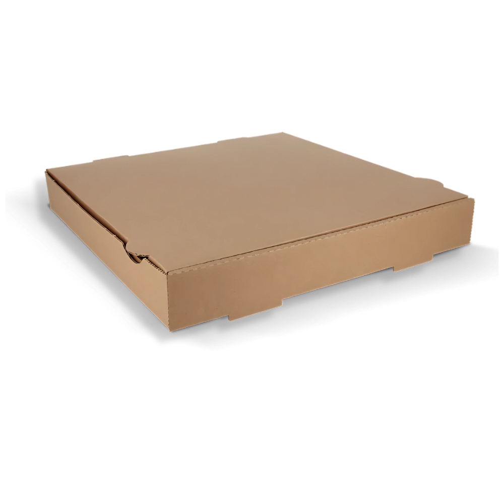 Pizza-Karton, 360x360x40mm, Kraftbraun