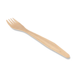 Einweggabel, 185mm, 100% FSC® BIO, Holz