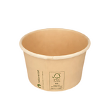 Papp-Saucenbecher, 150ml/5oz, Ø85mm, Kraftbraun, BIO