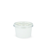 Papp-Saucenbecher, 30ml, Ø62mm, Weiß
