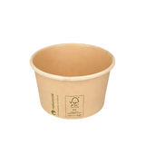 Papp-Saucenbecher, 90ml/3oz, Ø75mm, Kraftbraun, BIO