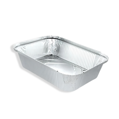 Aluminium-Food-Schale groß – formstabil & ideal für Catering & Take-away