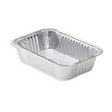 430 ml Aluminiumbehälter 160×110×37 mm – ideal für Imbiss & Lieferservice