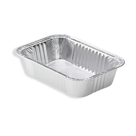 430 ml Aluminiumbehälter 160×110×37 mm – ideal für Imbiss & Lieferservice