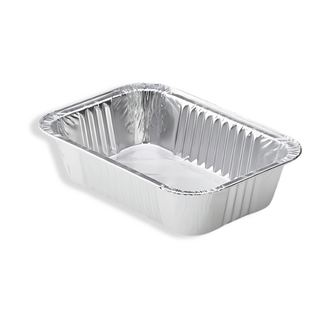 430 ml Aluminiumbehälter 160×110×37 mm – ideal für Imbiss & Lieferservice