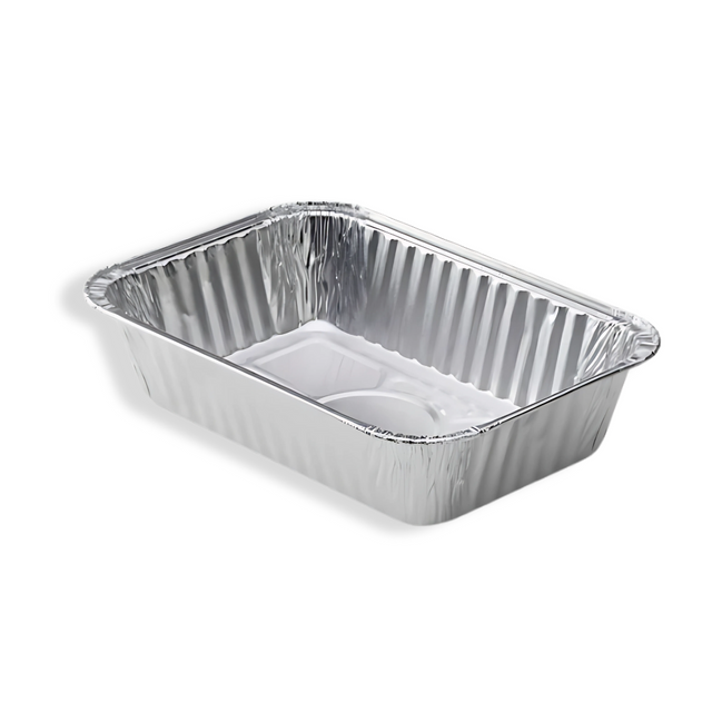 Alu-Einwegschale 800 ml – stabile Verpackung für Imbiss & Catering