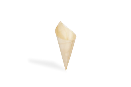 Bio FSC® Papier Spitztüte 30×85 mm natur für Snacks