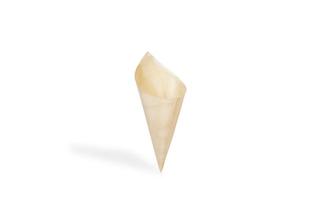 BIO FSC® Papier Snack-Spitztüte 85×130 mm natur – kompostierbar & plastikfreie Verpackung für Streetfood