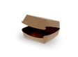Bio Papp-Burger-Box 120×120×70 mm kraftbraun – geräumige, recyclingfähige Verpackung für Burger, Pommes & Menüs
