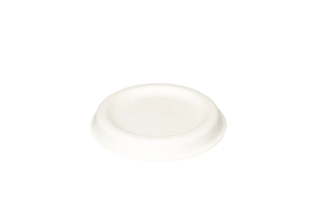 BIO Zuckerrohr-Deckel für Saucenbecher Ø64 mm – Weiß