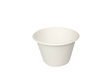 Bio Zuckerrohr-Saucenbecher 60 ml Ø 64 mm Weiß – kompostierbar, lebensmittelecht & nachhaltig für Saucen und Dips