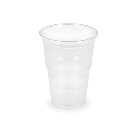 rPET Bierbecher 550 ml Ø 95 mm – transparent, leicht & robust für Events, Gastronomie und Festivals