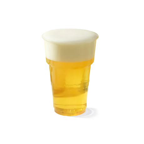Transparenter PP Bierbecher Proppy 250 ml Ø 70 mm – robust, stapelbar & ideal für Events und Gastronomie