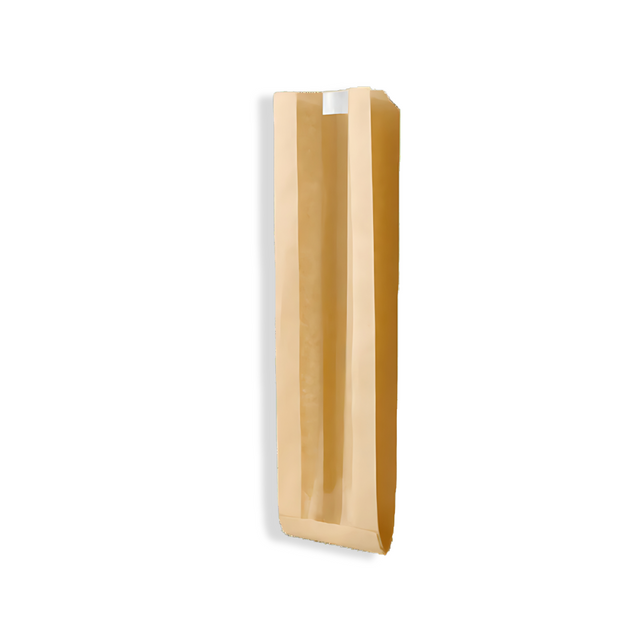 Brottüte mit Sichtfenster 100×180×360 mm – recyclebares Papier, hygienisch & ideal für Bäckerei, Café und Take Away