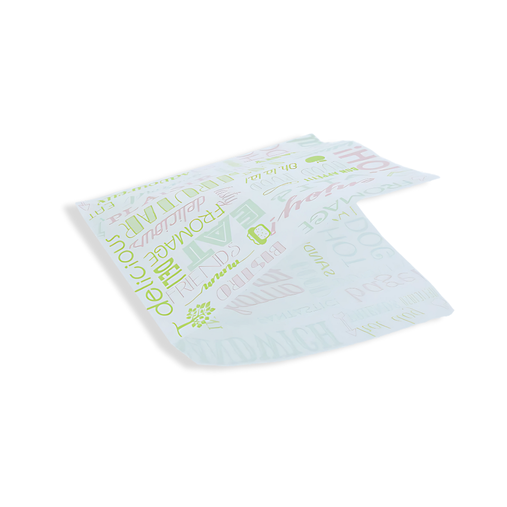 Bio Papier-Burger-Beutel 180×170 mm – groß, kompostierbar und fettresistent für Burger, Wraps & große To-Go-Menüs