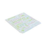 Bio Papier-Burger-Beutel 180×170 mm – groß, kompostierbar und fettresistent für Burger, Wraps & große To-Go-Menüs