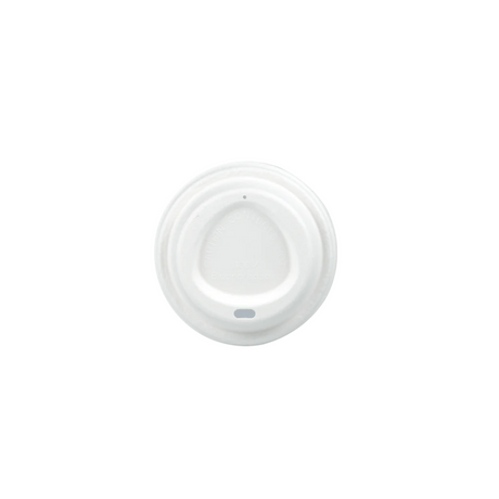 100 % biologisch abbaubarer Bagasse-Deckel Ø 90 mm auf Coffee-to-go-Becher