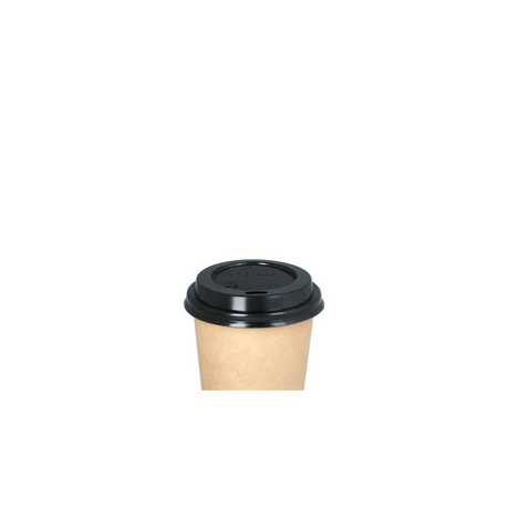 PS-Deckel Ø 63 mm Schwarz – passgenau für Coffee-to-Go-Becher, verhindert Auslaufen & hält Getränke warm
