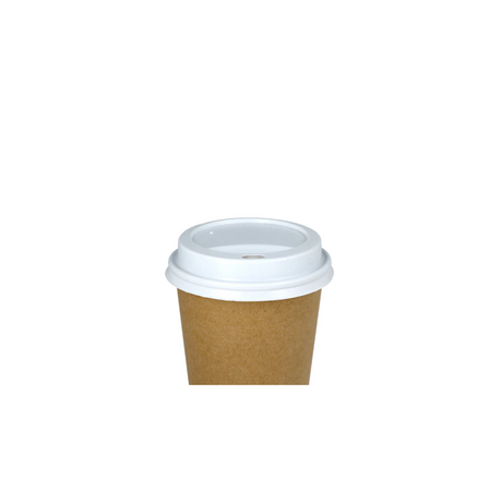 PS-Deckel Ø 80 mm Weiß – passgenau für Coffee-to-Go-Becher, verhindert Auslaufen & hält Getränke warm