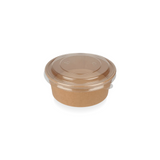 Deckel Ø148 mm transparent für 500-1000 ml Schalen – klarer Sichtdeckel, sicherer Verschluss, 300 Stück/Karton