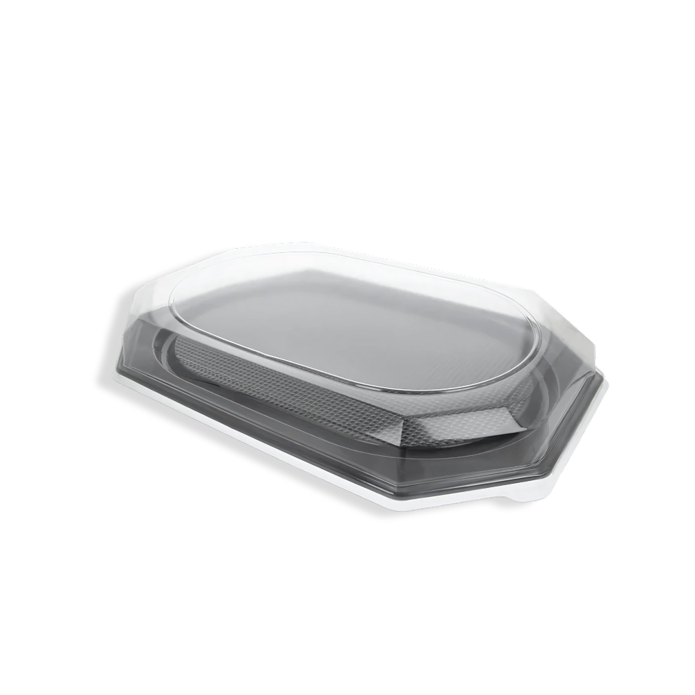 Transparenter Deckel für Catering-Tablett 55 cm – hitze- & kältebeständig, schützt Speisen und ideal für Buffet & Transport