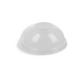 Deckel mit Halmloch Ø95 mm – PET, transparent