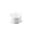 Eisbecher Weiß 120 ml – Kartonbecher für kleine Eisportionen, ideal für Eisdielen & To-Go-Service