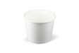 Weißer FSC-zertifizierter Eisbecher 300 ml – umweltfreundlicher Pappbecher für Eisdielen & To-Go-Service