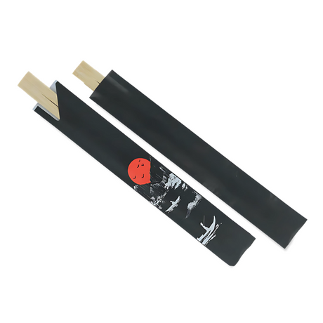 Kompostierbare Essstäbchen aus Bambus, 21 cm lang, stabil und praktisch für Take-Away & Events