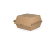 Hamburger-Box M 105×102×85 mm kraftbraun – stabile, recyclingfähige Fast-Food-Verpackung für Burger & Snacks
