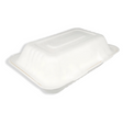 To-Go Menübox S 1000 ml – robuste Zuckerrohrbox mit Klappdeckel für Restaurants, Streetfood & Catering