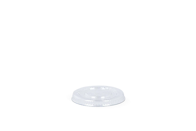 PET-Deckel für Saucenbecher Ø62 mm – Transparent