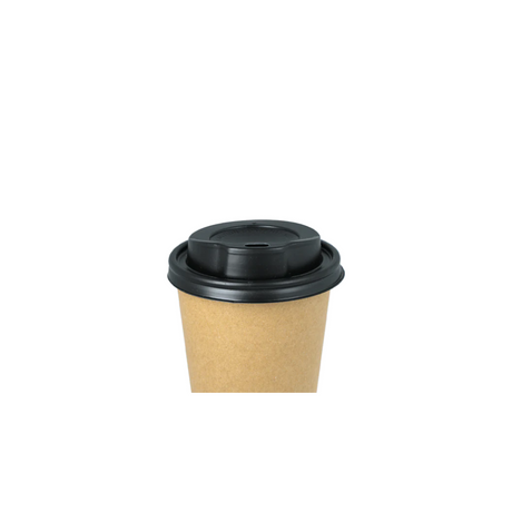 PS-Deckel Ø 80 mm Schwarz – passgenau für Coffee-to-Go-Becher, verhindert Auslaufen & hält Getränke warm