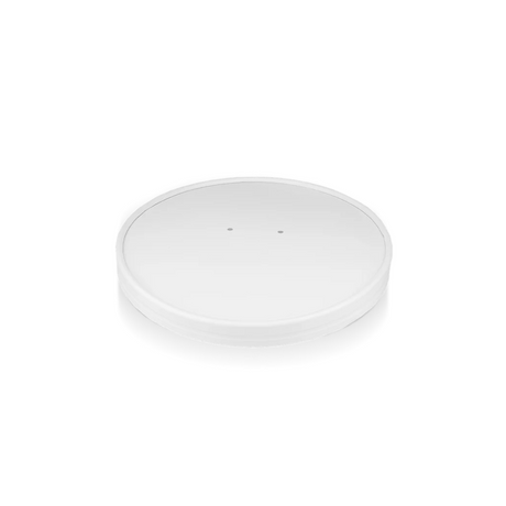 Deckel Weiß Ø184 mm Karton, 900-1300 ml, sauberer Look & PE-beschichtet für hygienische Verpackung