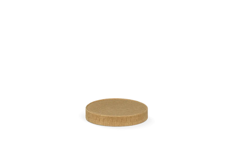 Papp-Deckel für Saucenbecher Ø62 mm – Kraftbraun, BIO
